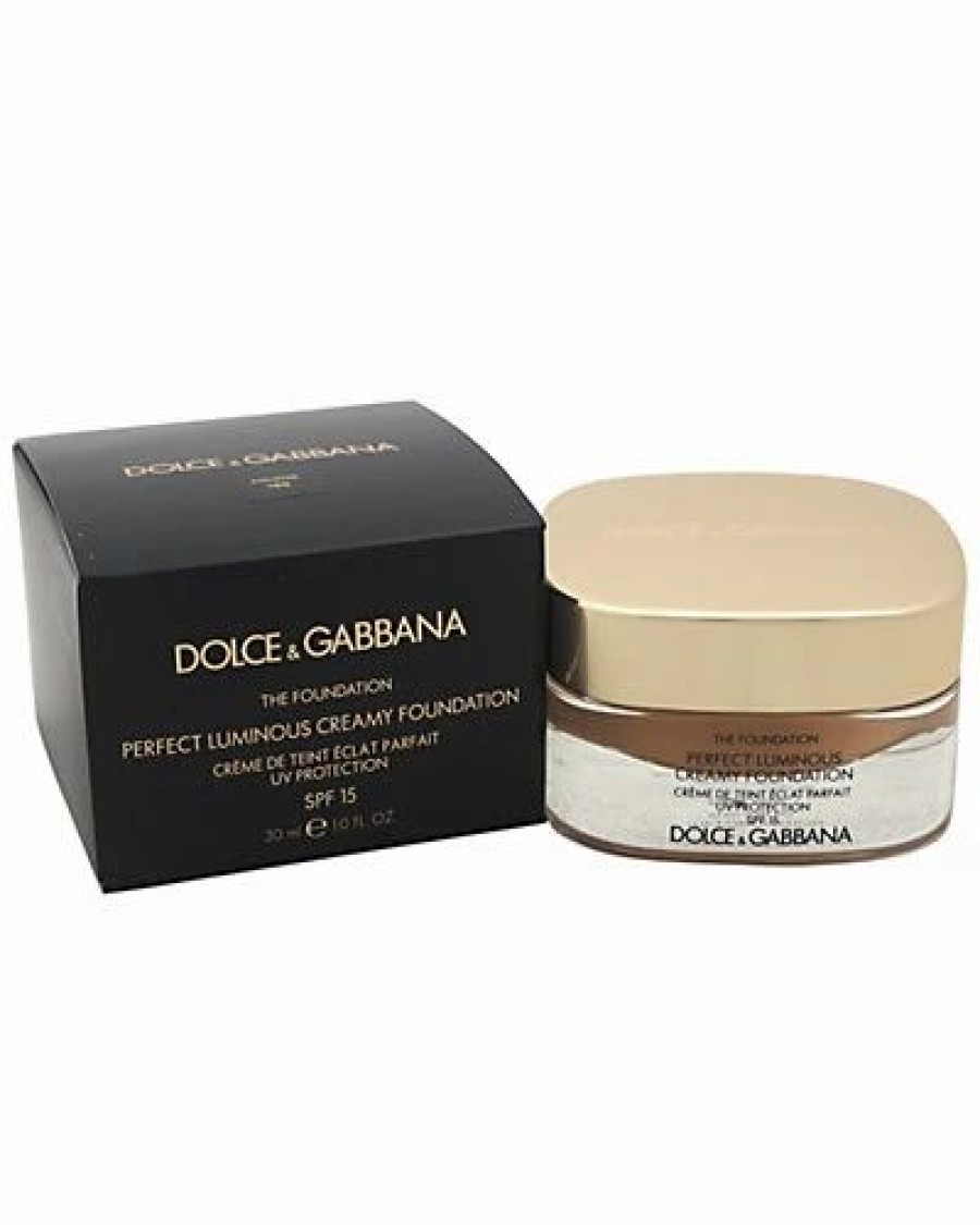 Face & Eye Makeup * | Dolce & Gabbana 1Oz # 150 Almond Perfect Luminous Creamy Foundation Spf 15 Women