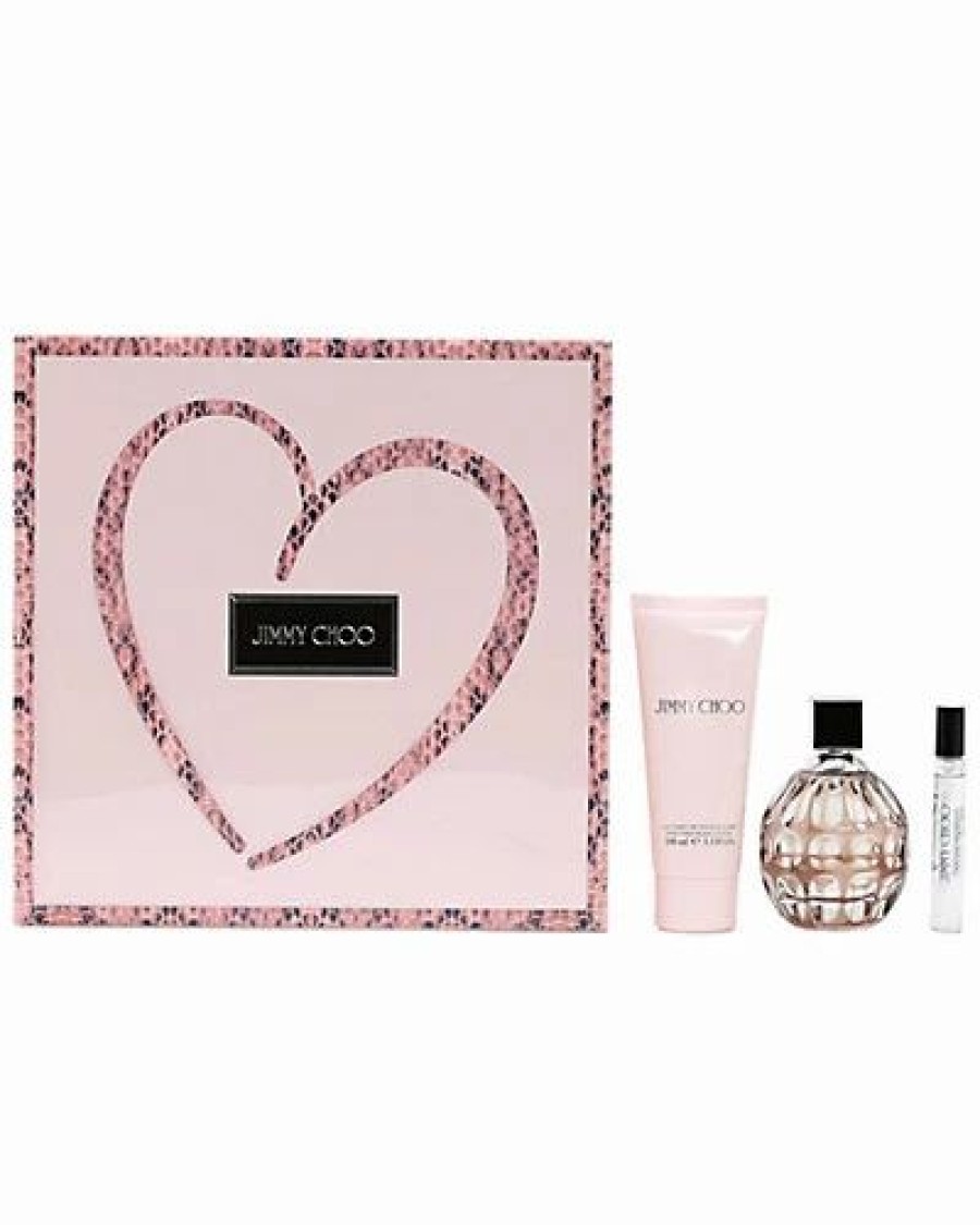 Fragrance * | Jimmy Choo Women'S 3Oz Floral Eau De Toilette 3Pc Set