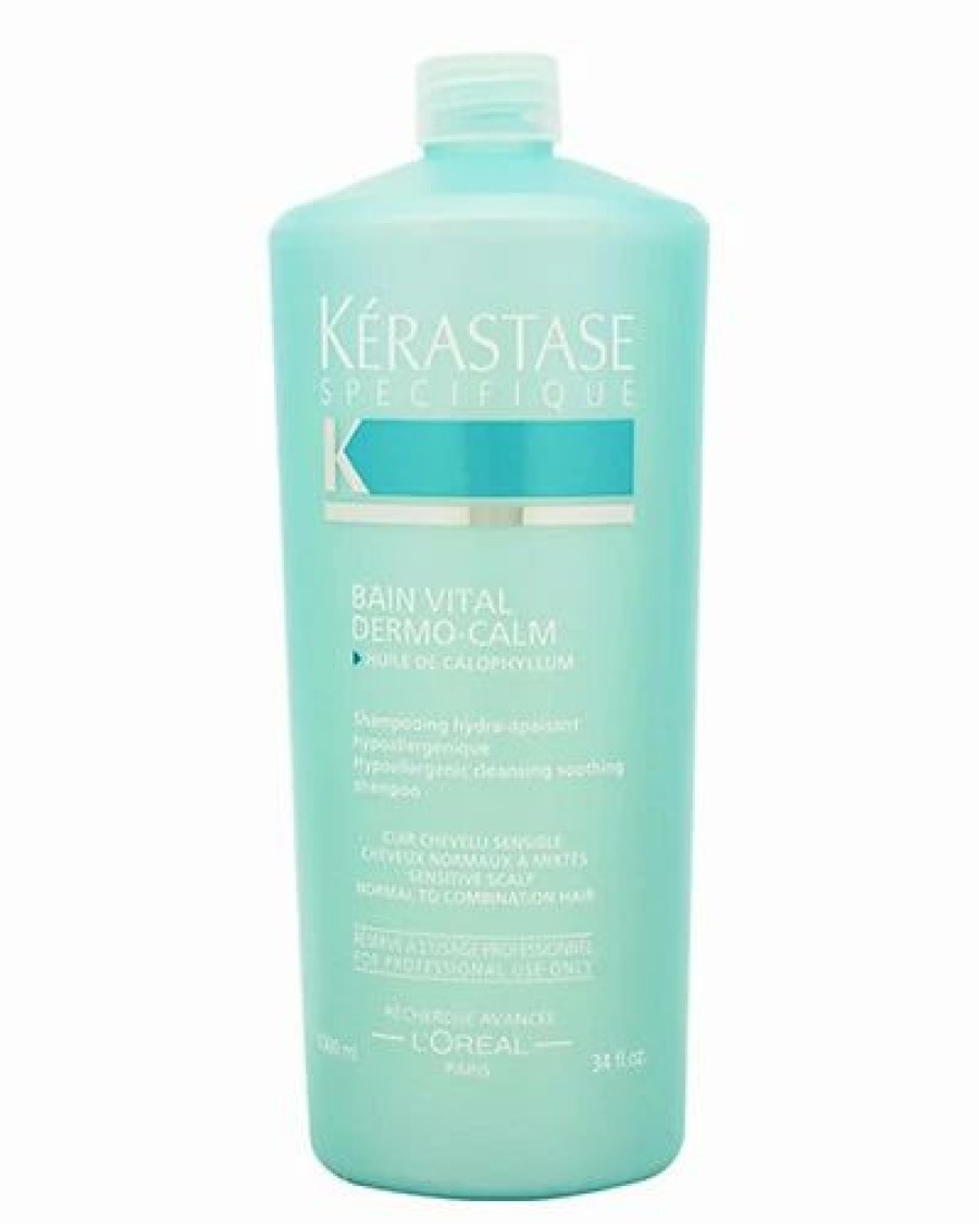 Shampoo & Conditioners * | Kerastase Unisex Specifique Bain Vital Dermo-Calm 34Oz Shampoo Women