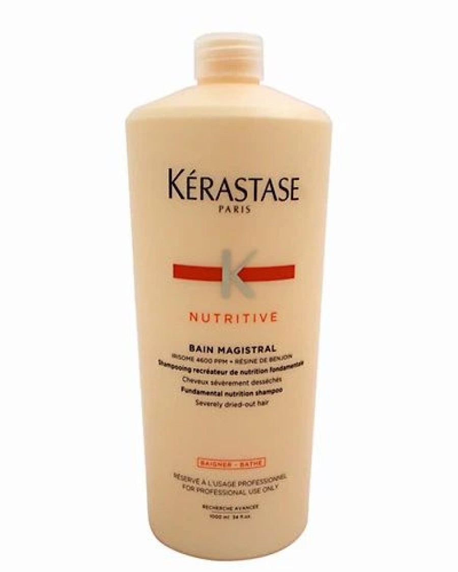 Shampoo & Conditioners * | Kerastase Unisex Nutritive Bain Magistral Fundamental Nutrition 34Oz Shampoo Women