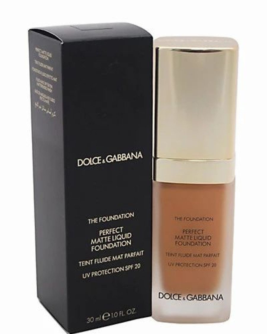 Face & Eye Makeup * | Dolce & Gabbana 1Oz # 144 Bronze Perfect Matte Liquid Foundation Spf 20 Women