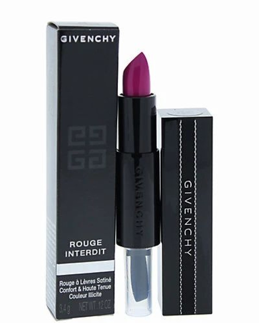 Lip & Cheek Makeup * | Givenchy 0.12Oz Ultravioline Rouge Interdit Satin Lipstick Women